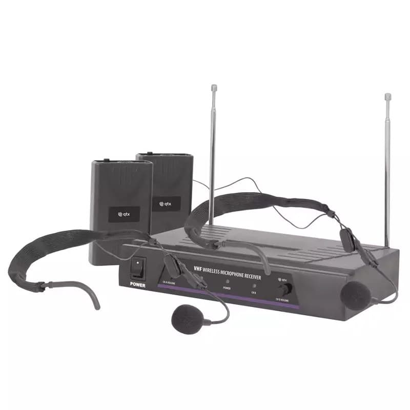QTX - VN2 DUAL NECKBAND MICROPHONE VHF 174.1 + 175.0MHz