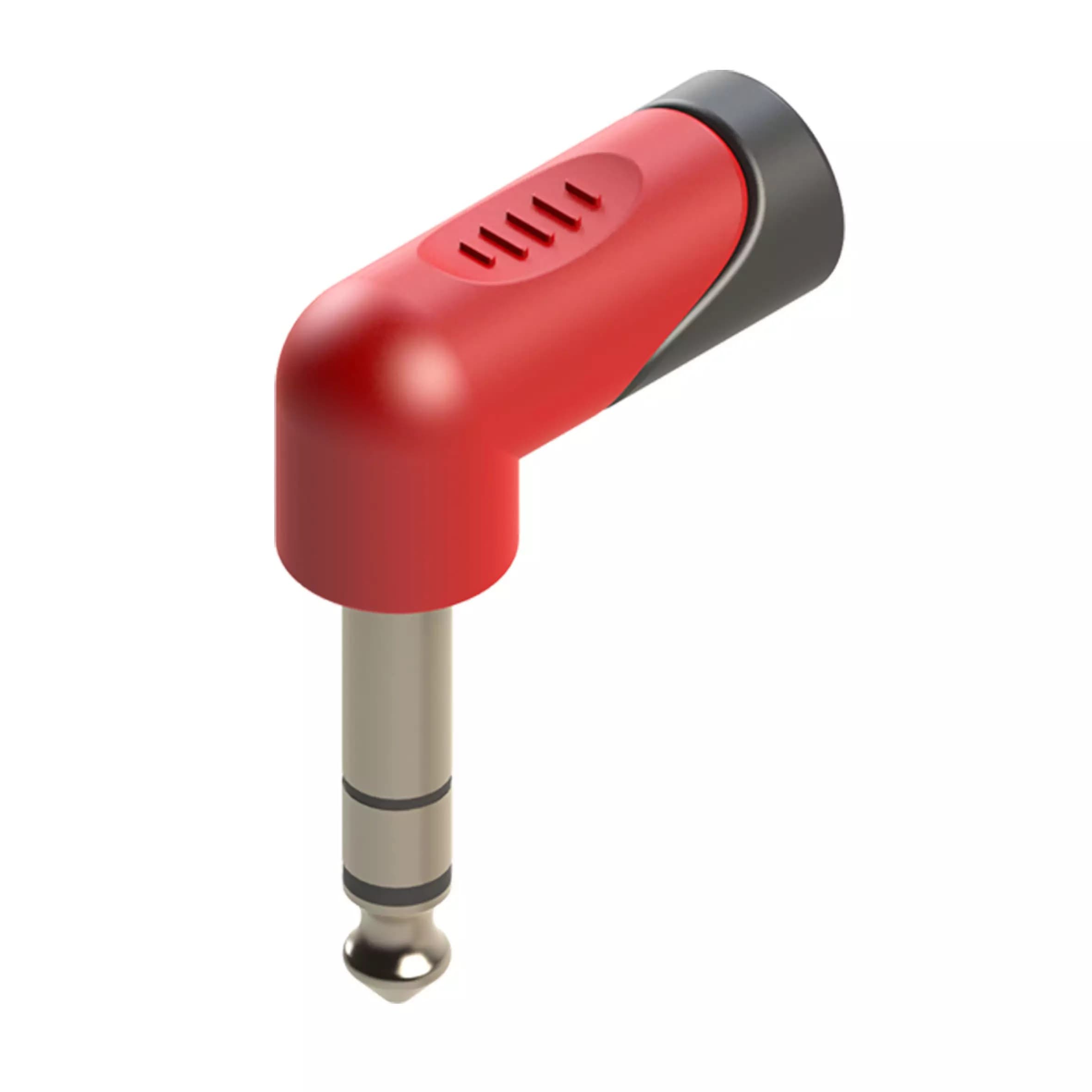 Roxtone - ADAPTOR 6.3mm STEREO MALE TO 3.5mm STEREO FEMALE RIGHT ANGLE