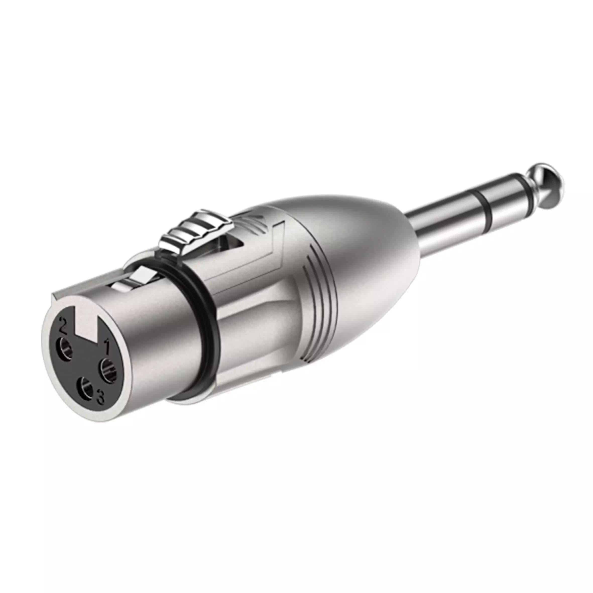 Roxtone - ADAPTOR 6.3mm STEREO MALE TO XLR FEMALE