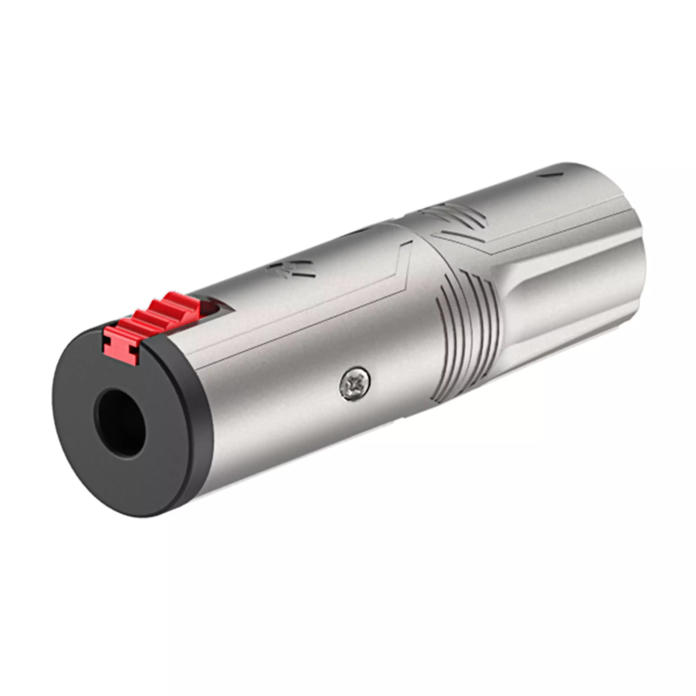 Roxtone - ADAPTOR XLR MALE TO 6.3mm STEREO FEMALE WITH LOCK