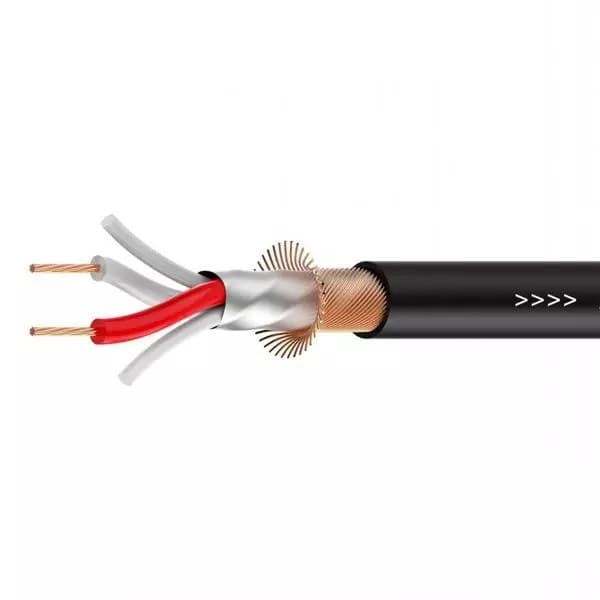 Roxtone - DMX CABLE 6.5MM BLACK 100M