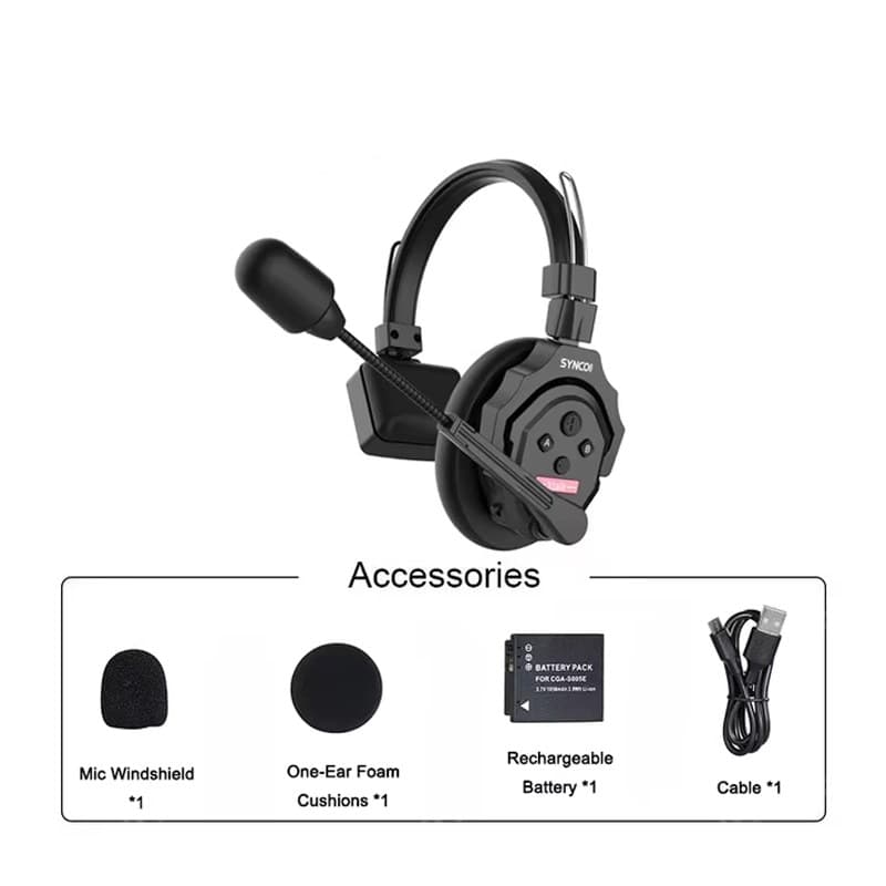 Synco Audio - SYNCO XTALKPROX1 1 PIECE HEADSET INTERCOM – SLAVE