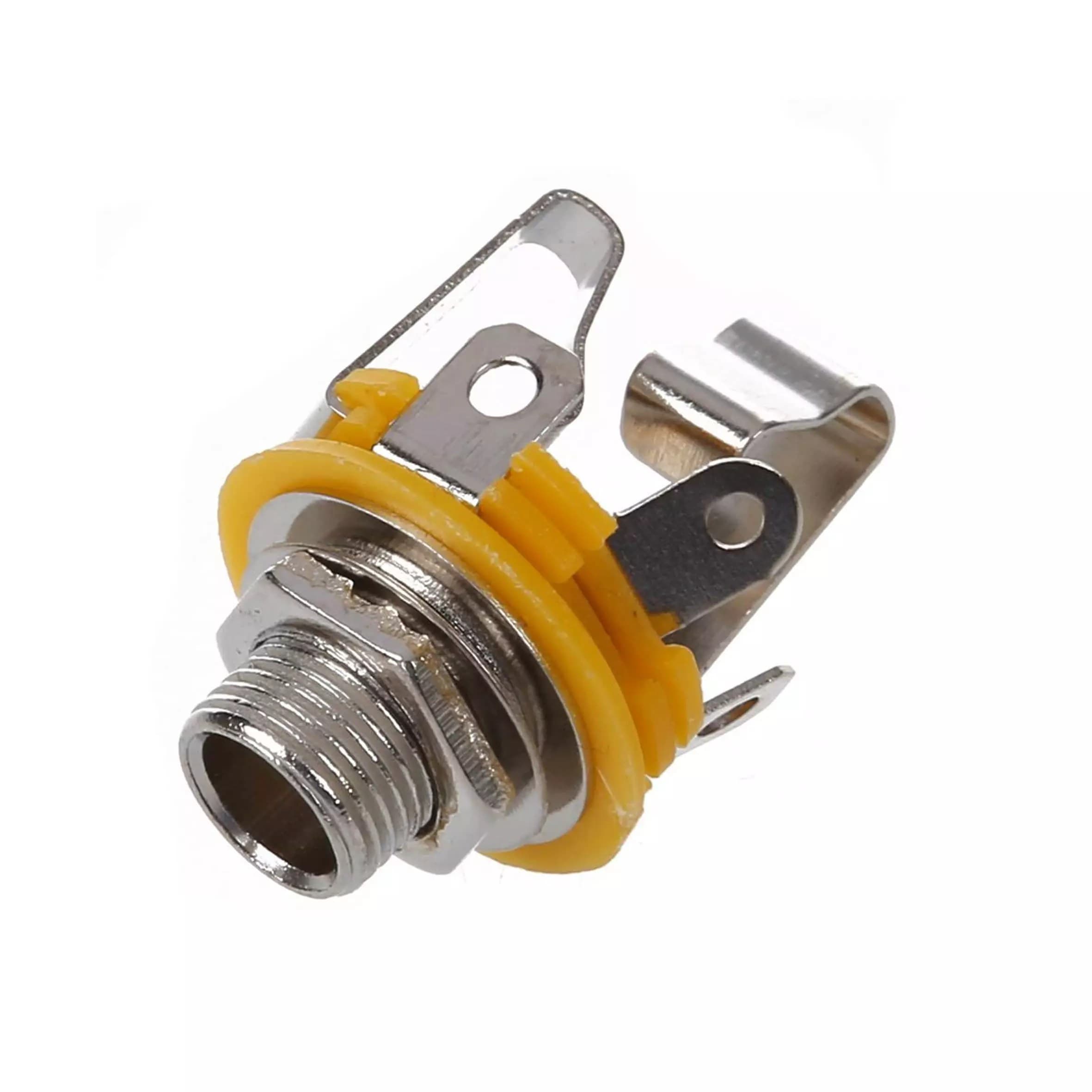 TVA - CONNECTOR 6.3mm STEREO FEMALE CHASSIS MOUNT WITHOUT SWITCH