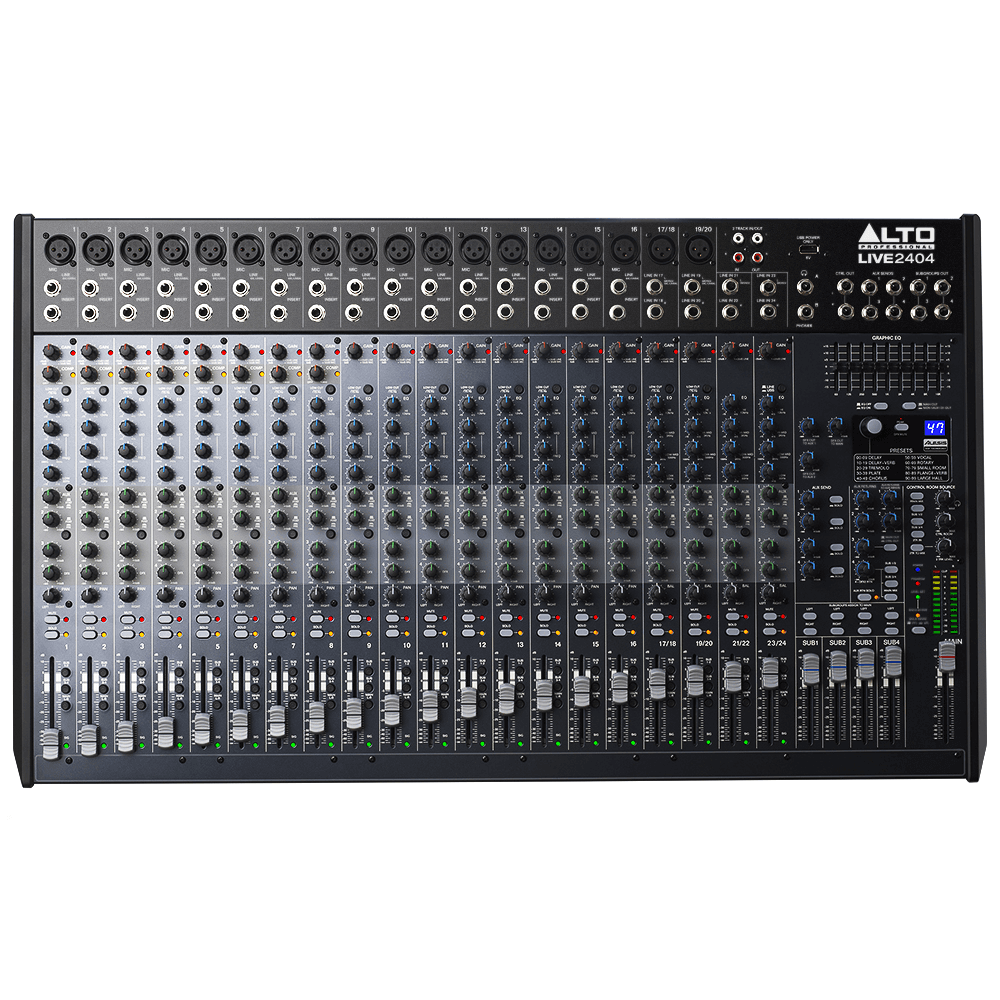 Alto Professional Live2404 - Professional 24-Channel/4-BUS Mixer