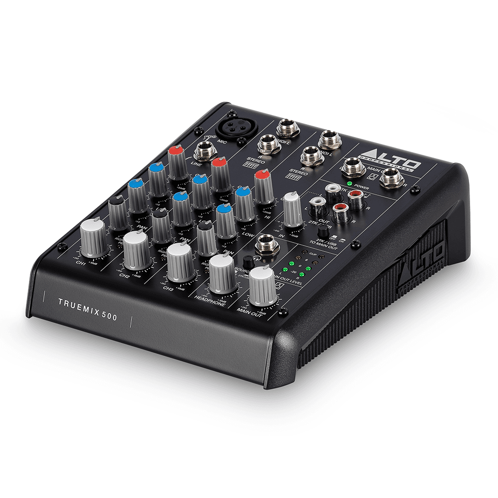 Alto TrueMix 500 - 5 Channel Analog Mixer with USB