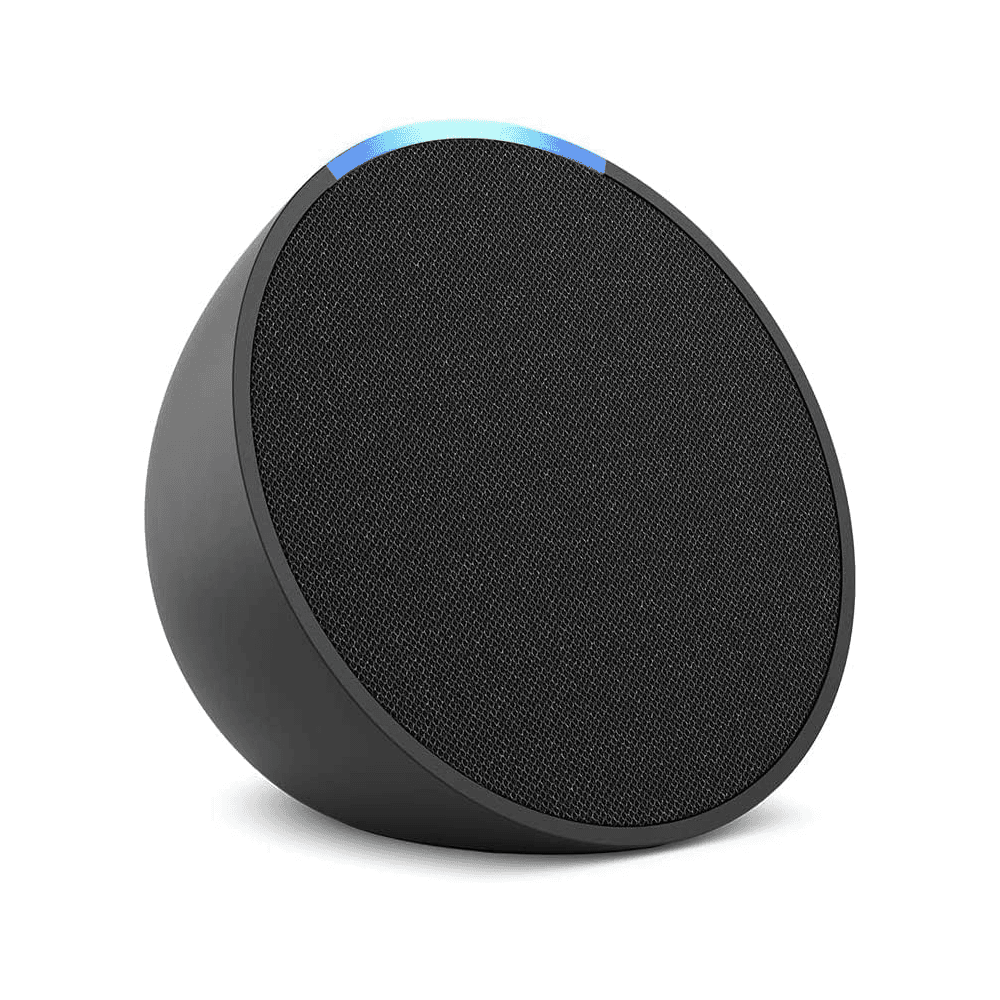 Amazon Echo Pop Charcoal - Full sound compact smart speaker with Alexa
