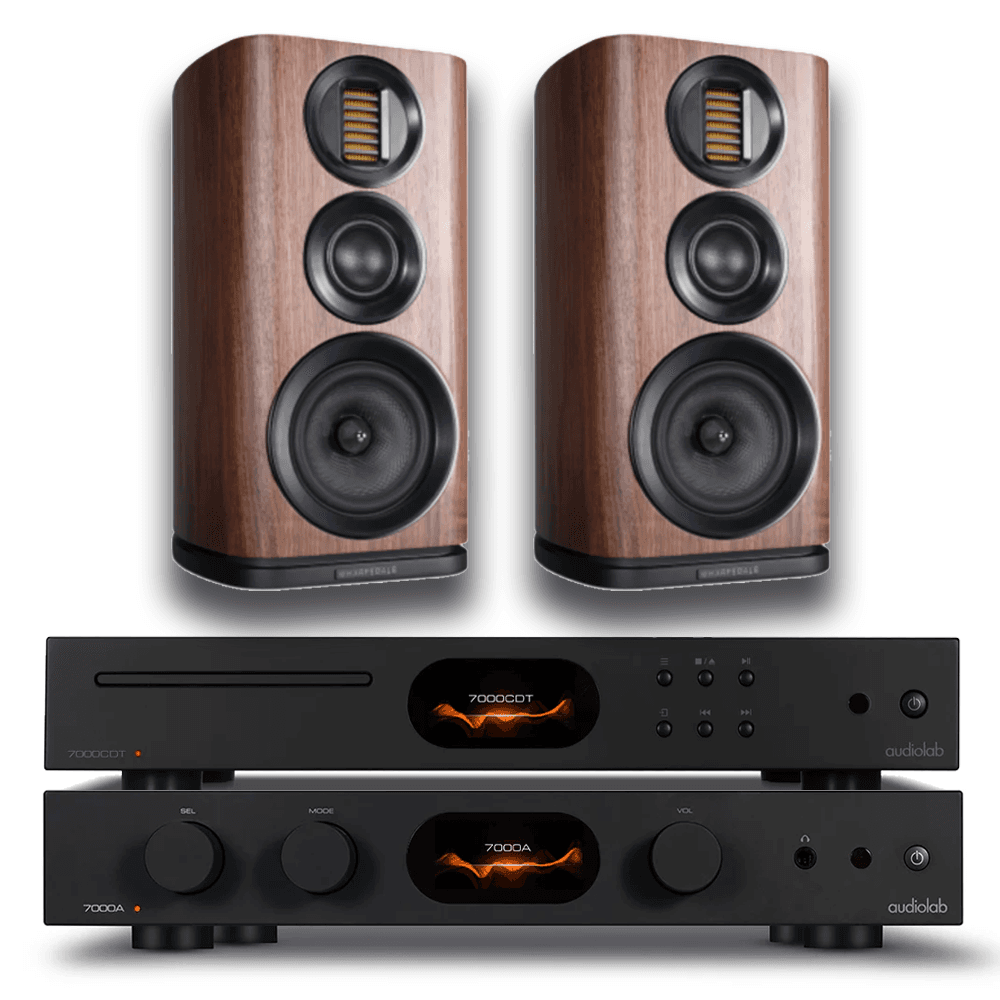 Audiolab 7000A | 7000CDT | Wharfedale EVO 4.2 Stereo Package