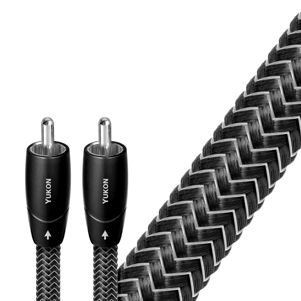 Audioquest Yukon RCA - Audiophile RCA Audio Interconnect Cables (1m)