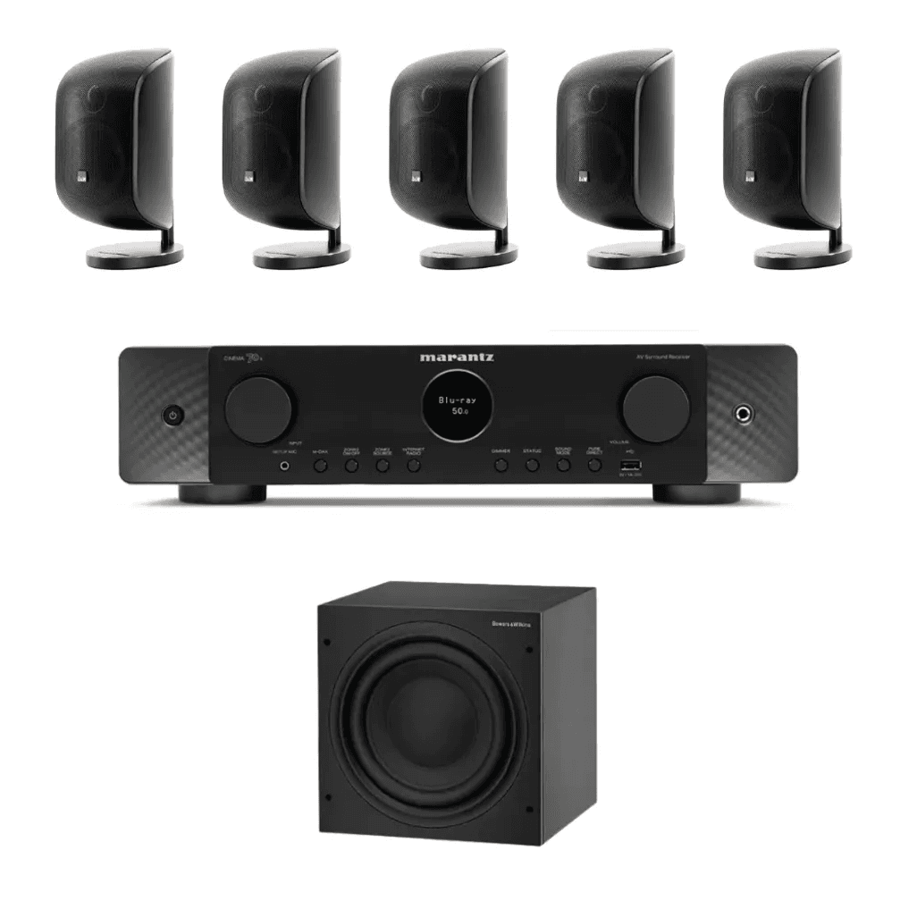 Bowers & Wilkins MT-50 Theater Package with Marantz Cinema 70