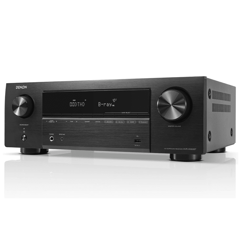 Denon AVR-X580BT - 8K 5.2 Channel Home Theatre Amplifier 130W per Channel