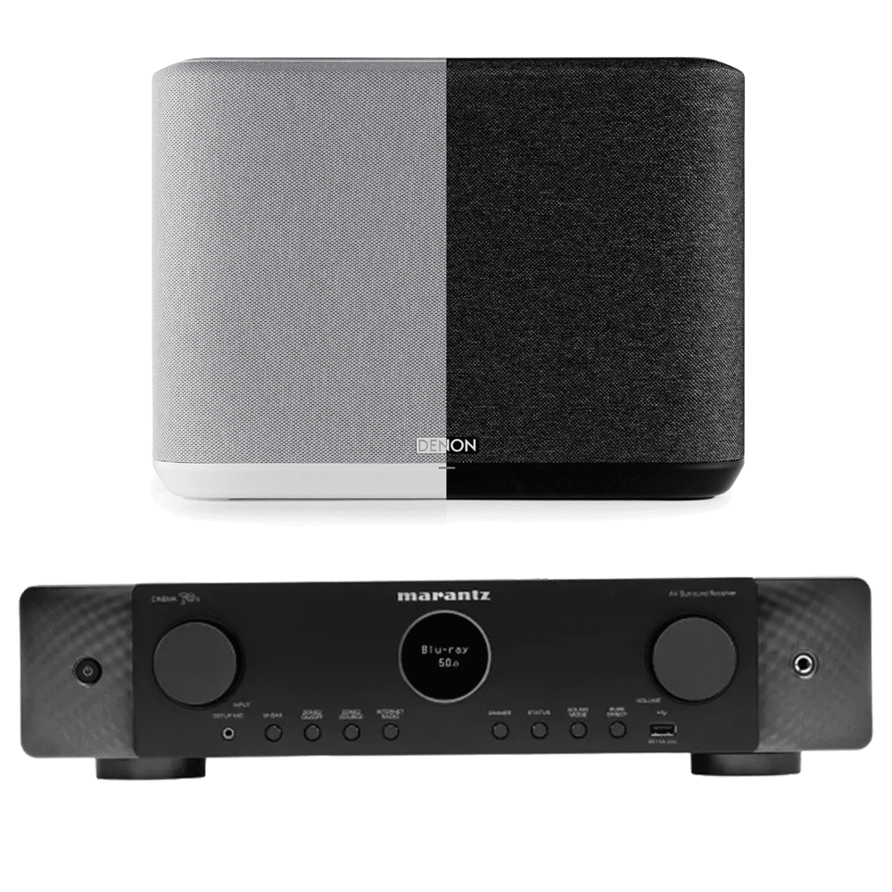 Marantz Cinema 70 incl Denon Home 250 Wireless - Slimline 7.2 Channel AV Receiver with Heos Zone 3 Speaker