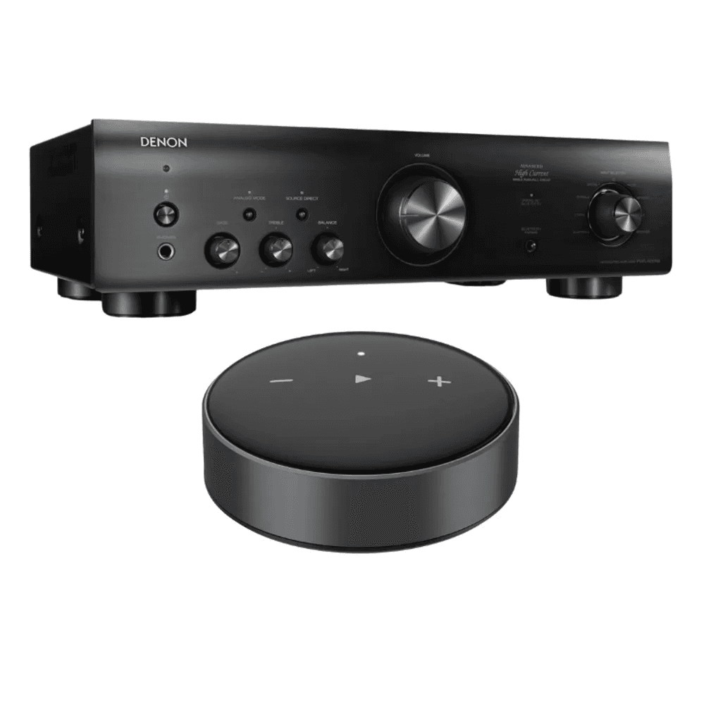 Denon PMA-600NE - Stereo Bluetooth Amplifier (Black) incl Free WiiM Mini