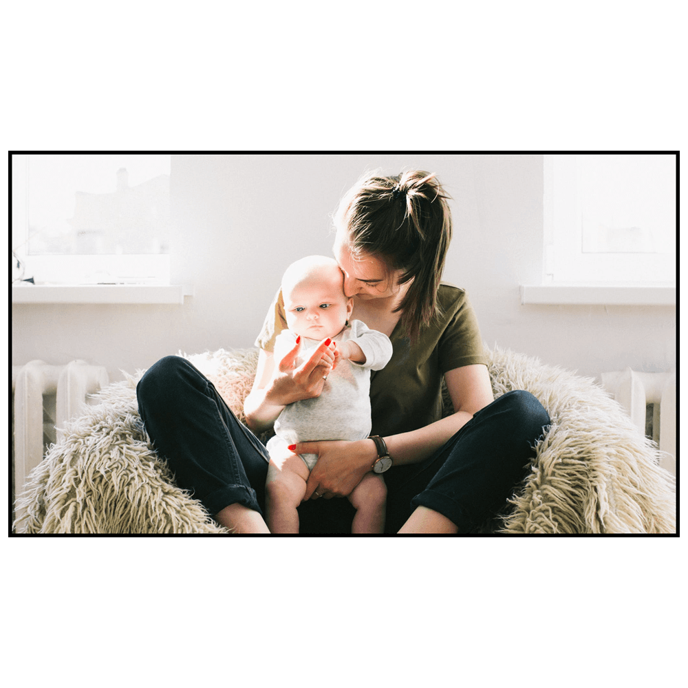 JK F9133TF - JK Fixed Thin Frame Screen | 133", |16:9 Aspect Ratio | Matt White Fabric