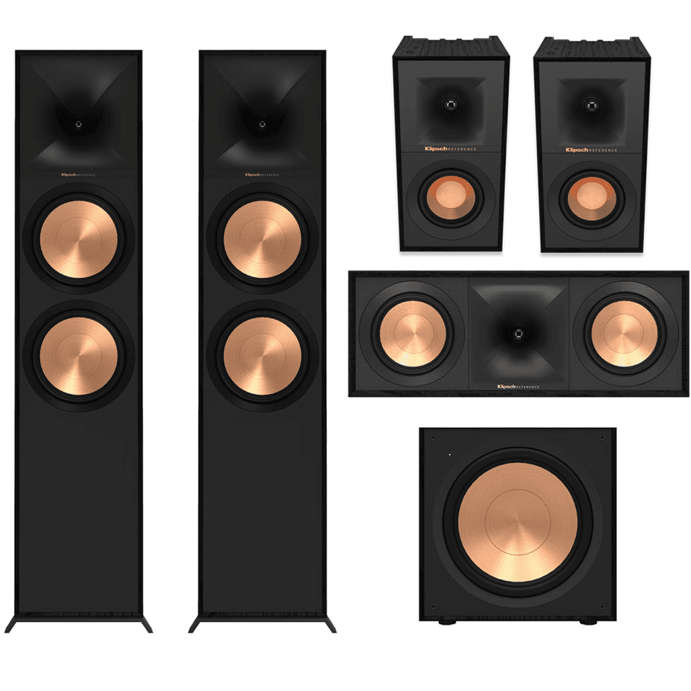 Klipsch R-800F Home Theatre Speaker Package - Incl R-50C Center R-40SA Surrounds
