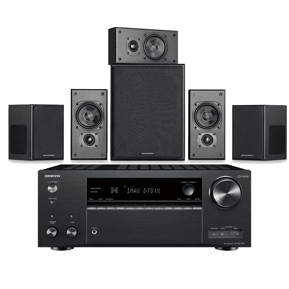 Miller & Kreisel Movie 5.1 incl Onkyo TX-NR6100 - Home Theatre System