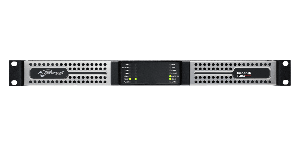 Powersoft DUECANALI 6404 DSP - 6400W 2-channel Flexible Amplifier with DSP