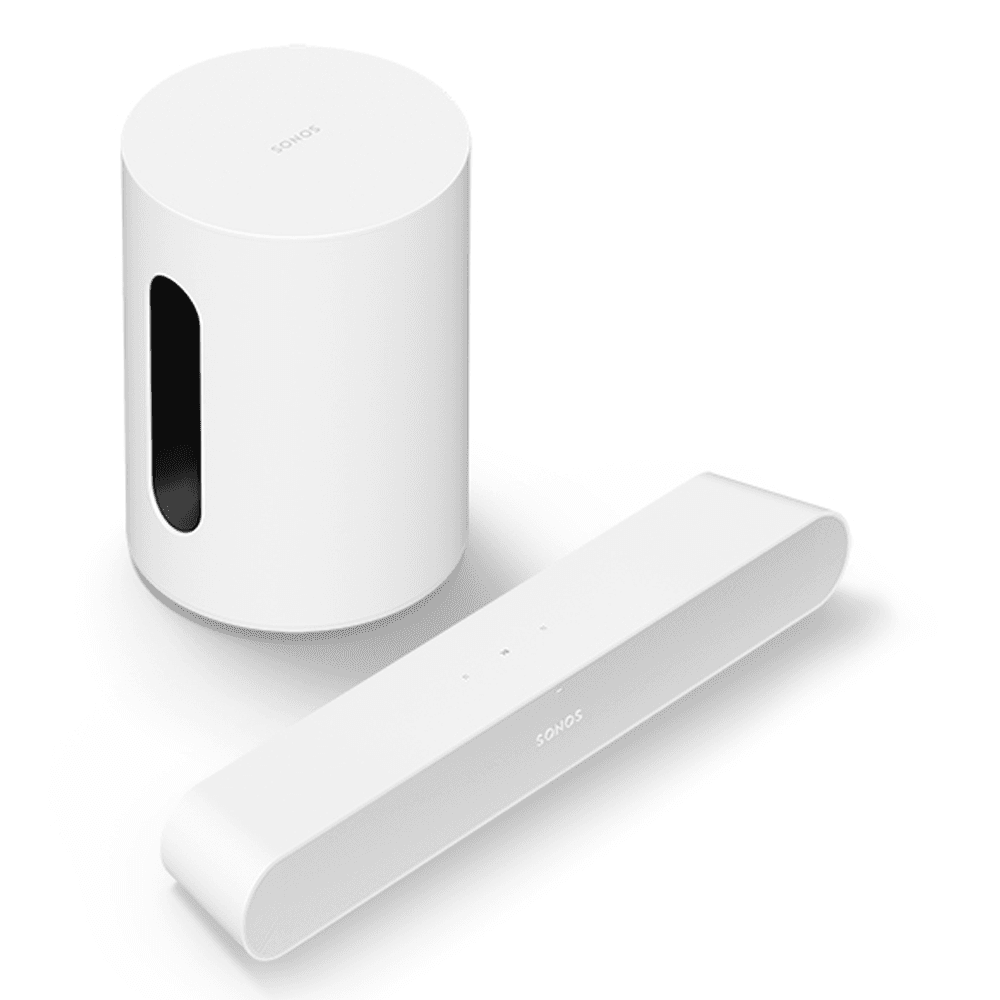 Sonos Ray and Sub Mini Bundle - Package Soundbar & Subwoofer