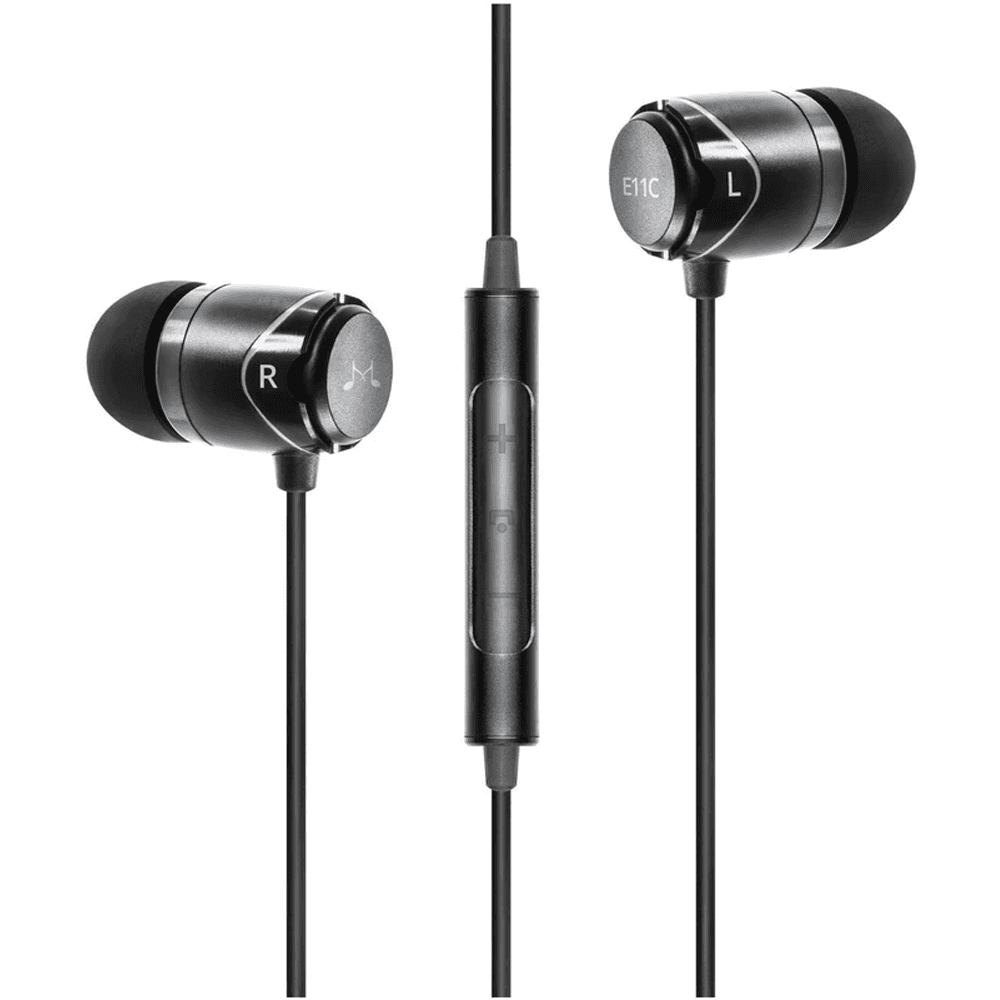 SoundMagic E11C - In Ear Isolating Earphones with Microphone – Black (What HiFi? Awards 2021)