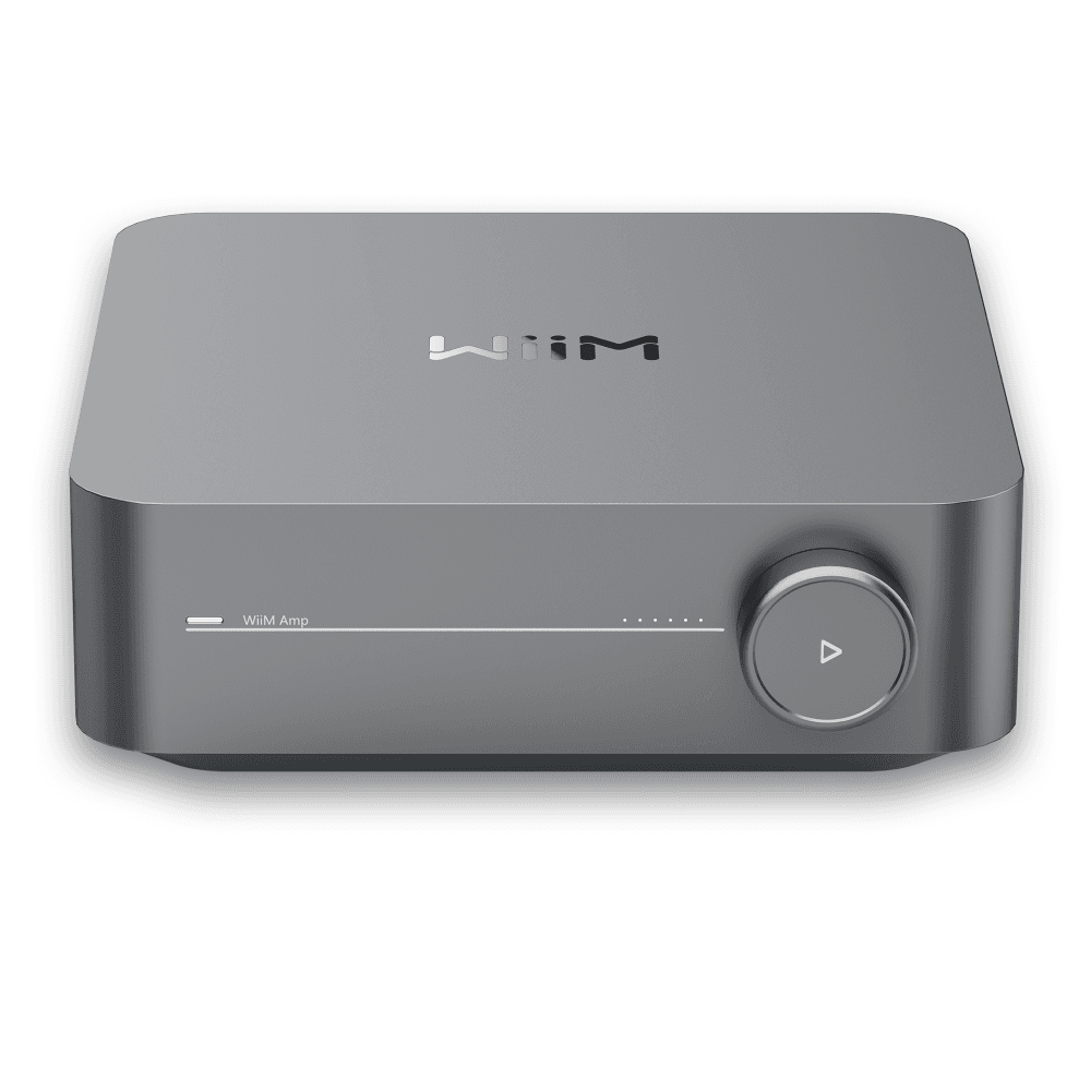 Wiim Amp - Silver App Controlled Streaming Stereo Amplifier