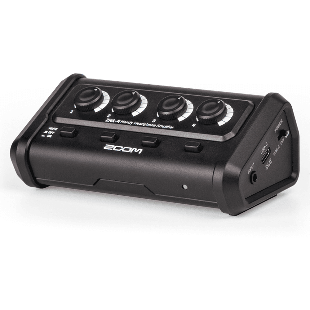 Zoom ZHA-4 - Compact 4-Out Headphone Amp
