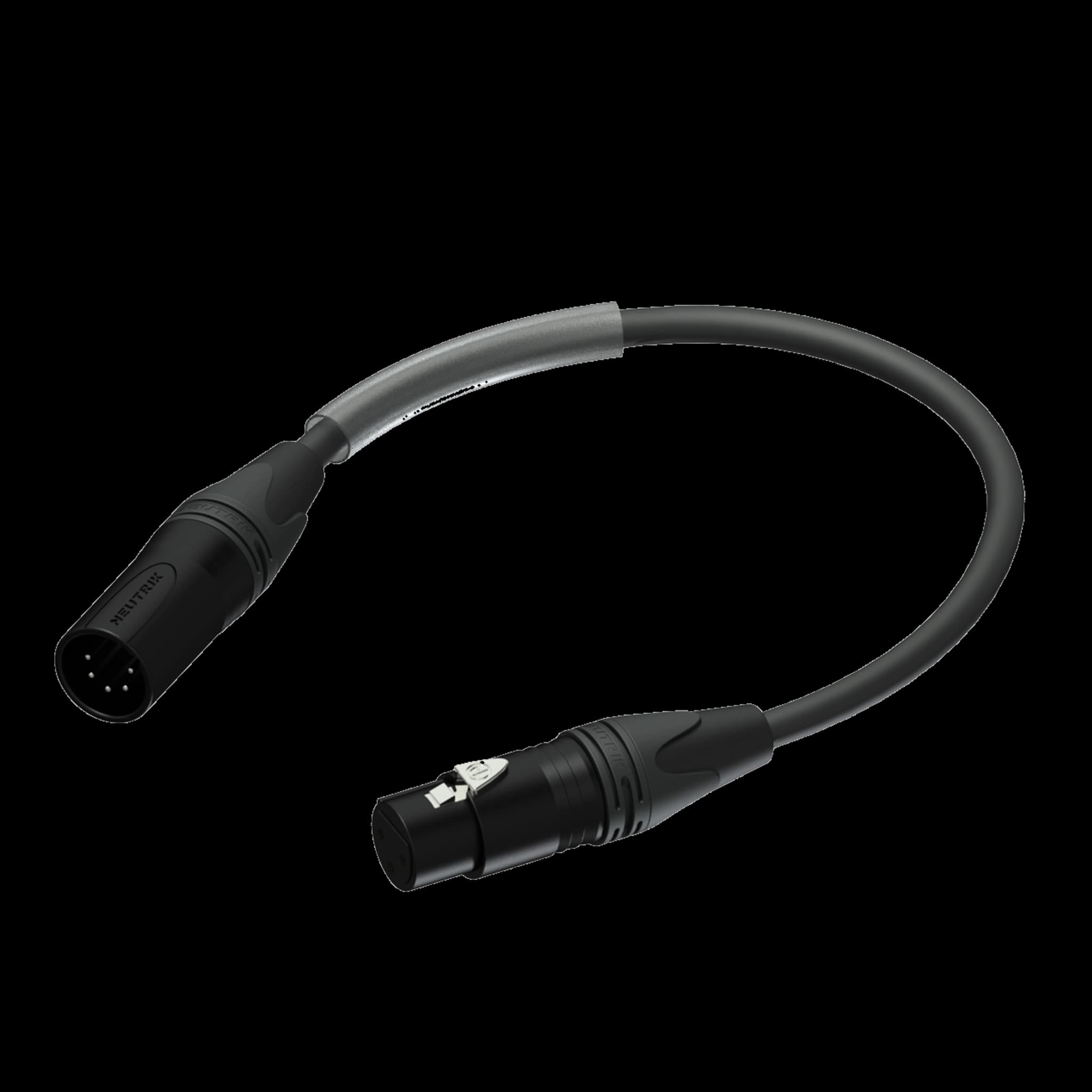 Procab PRO-PLP155/0.25 - DMX adapter - 5-pin XLR male - 3-pin XLR female - HighFlex 0