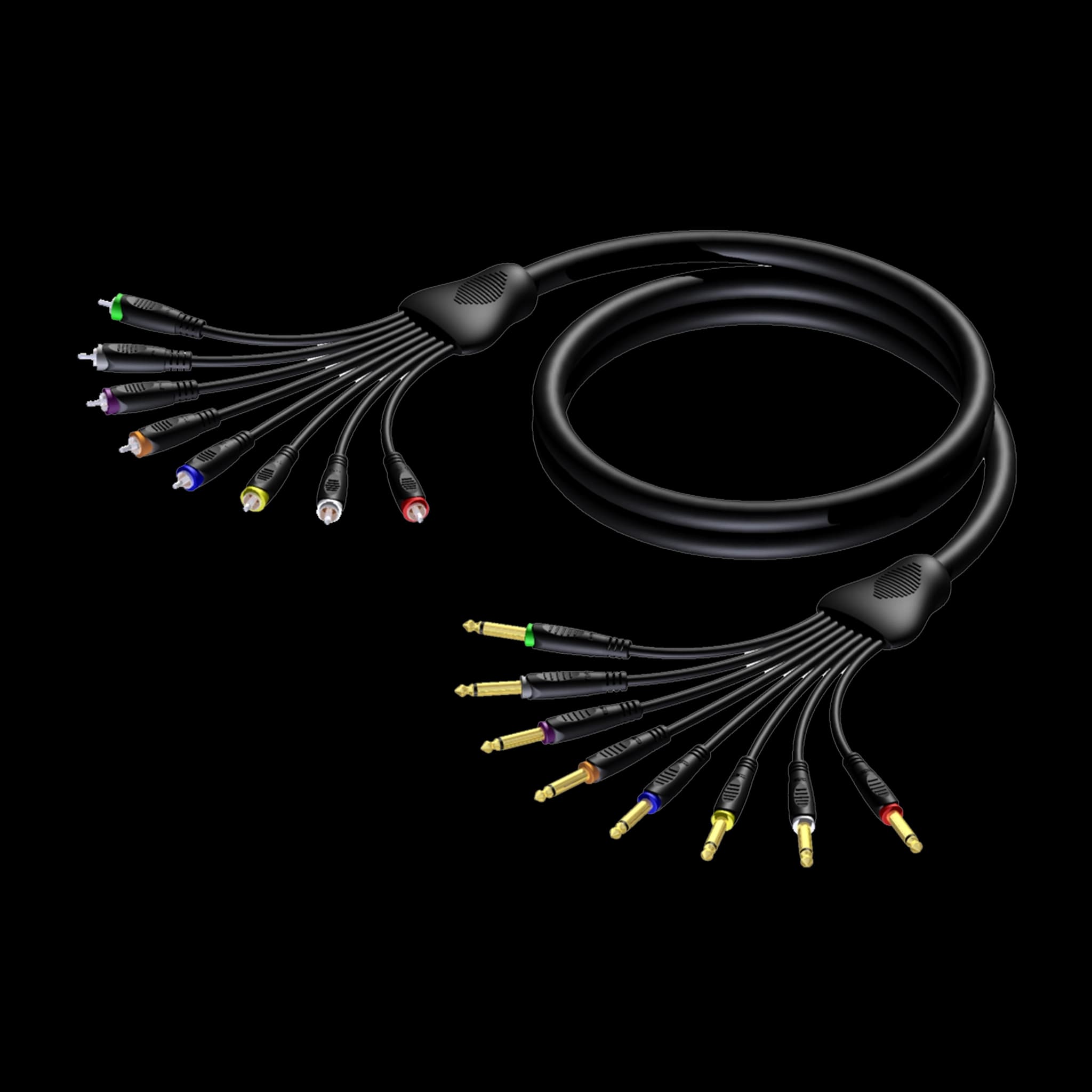 Procab - REF8010/5 8-Core Multicore Reference Cable (5m)