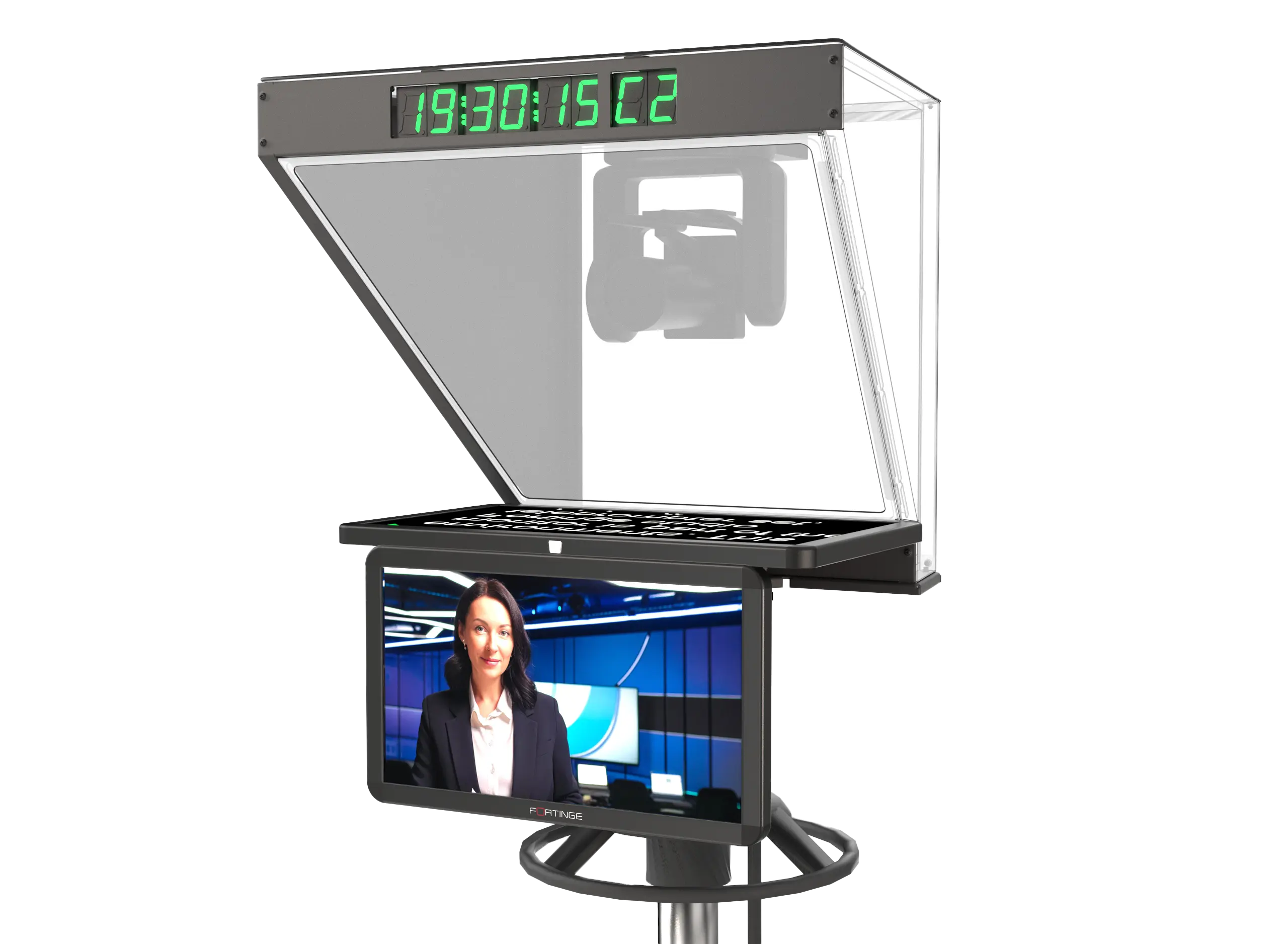 Fortinge - FOR-GLS-14 Teleprompter Glass for 15-inch PROX Series