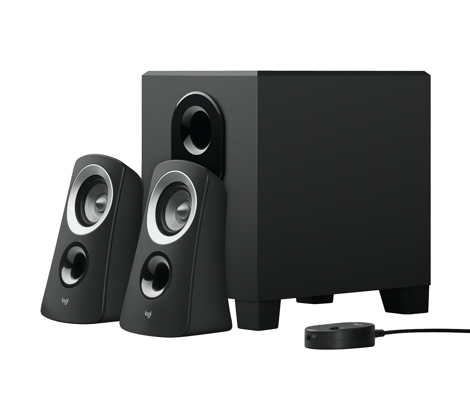 Logitech - Z313 2.1 Wired Speaker System for PC