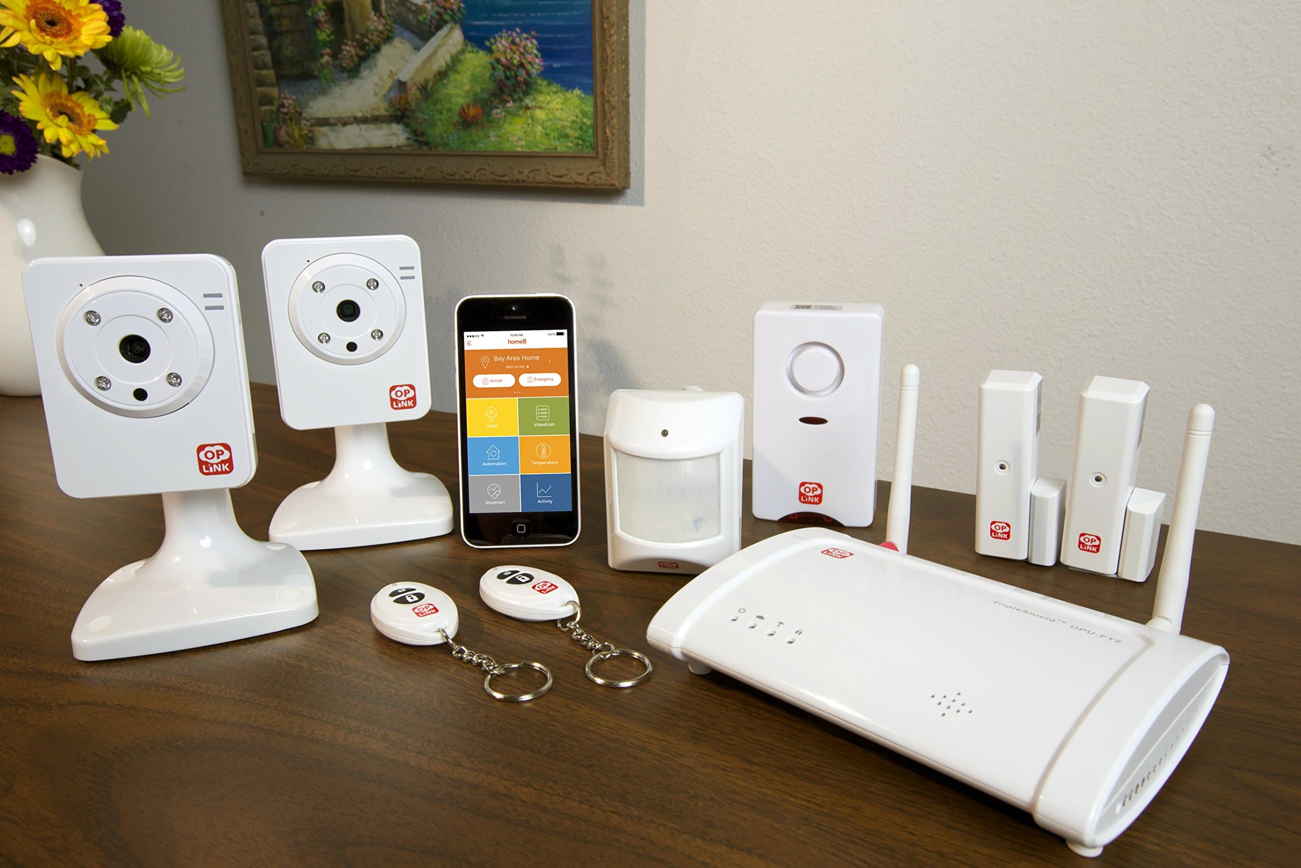 Oplink - Connected C1S3 Triple Shield Wireless Security System