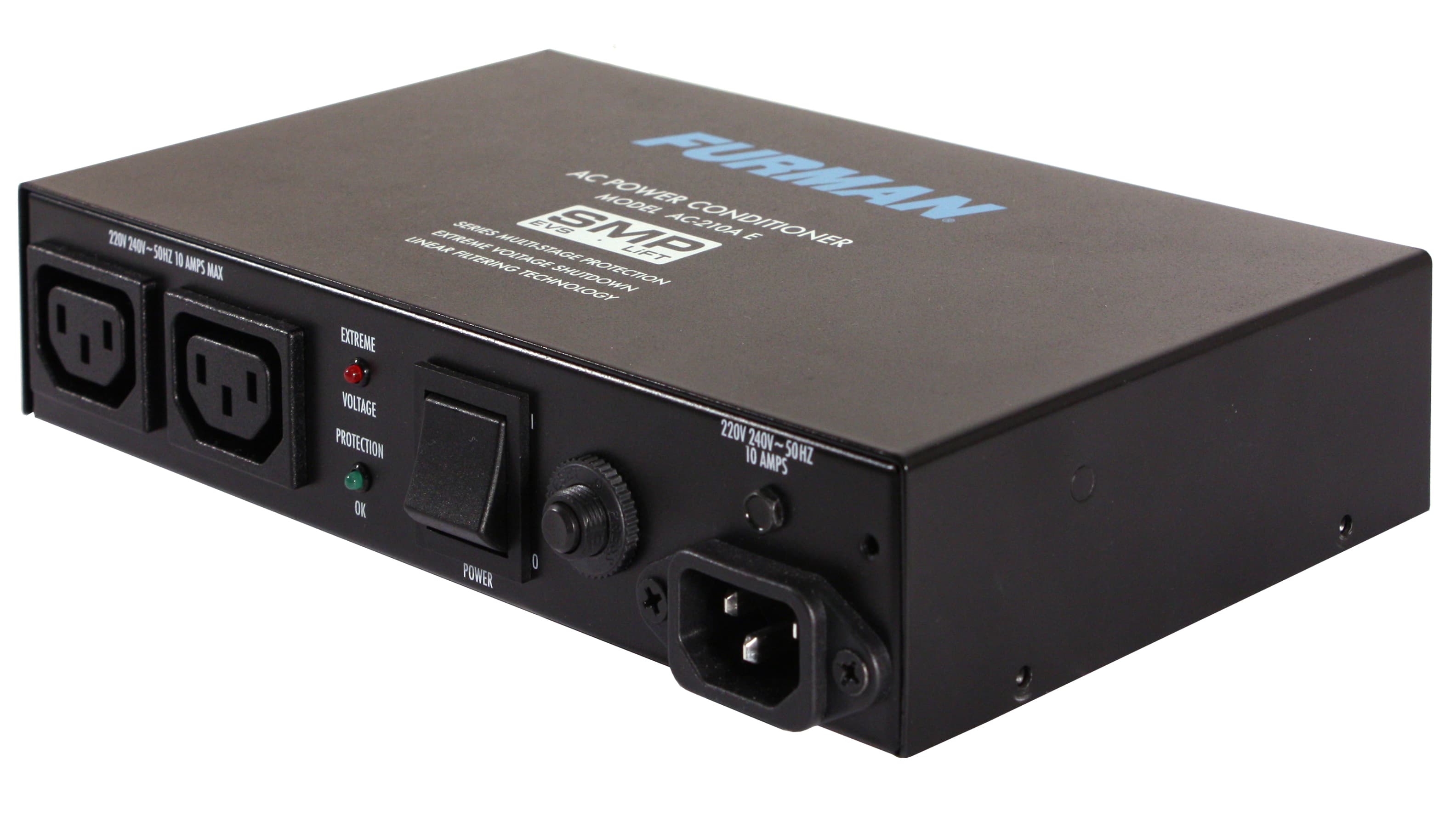 Furman AC210-A-E - Compact Power Conditioner with Auto-Resetting Voltage Protection