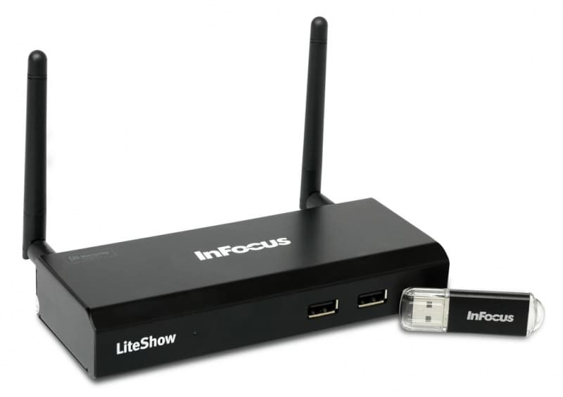 InFocus LiteShow 4 - Wireless Presentation Adapter to Any Projector