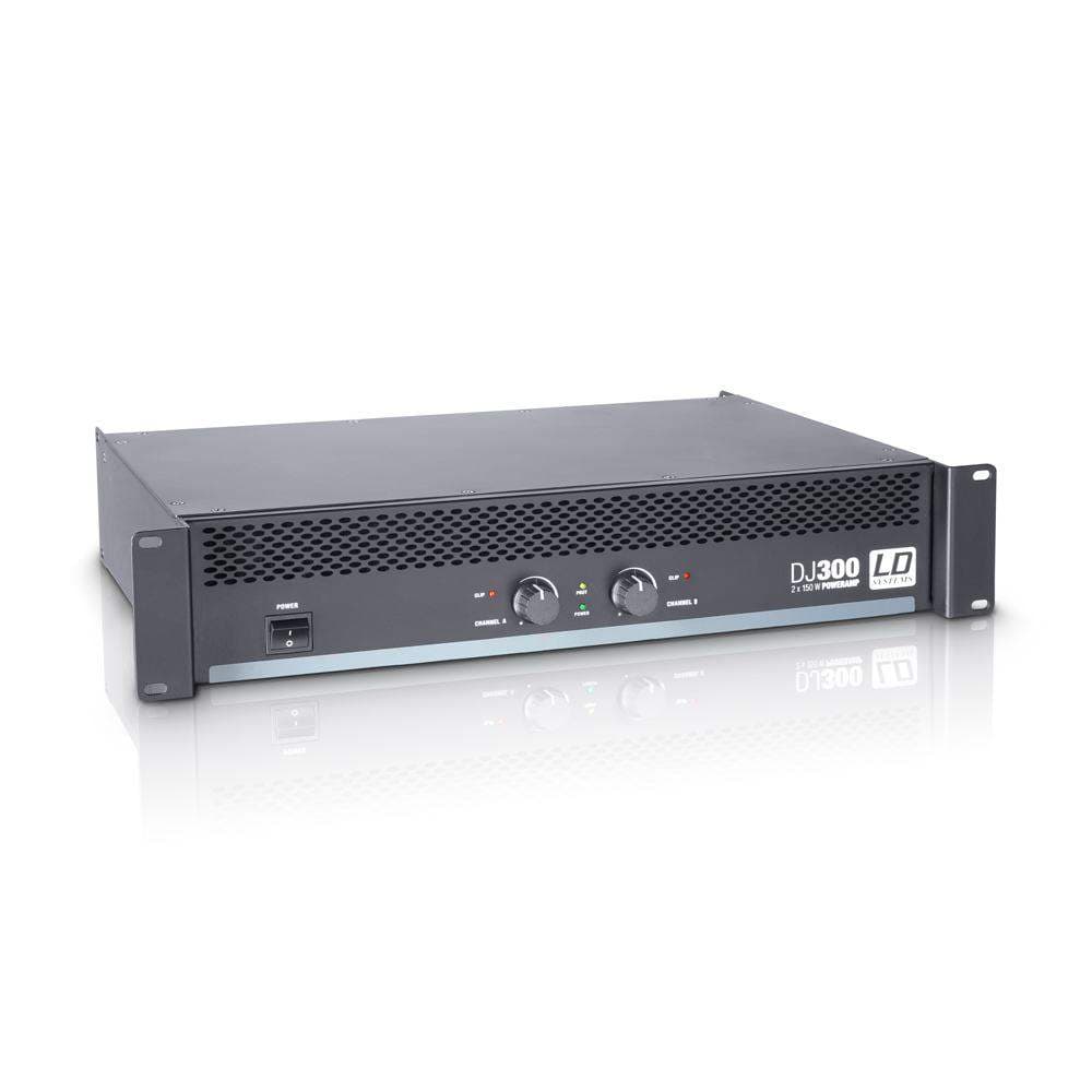 LD Systems DJ 300 - PA Power Amplifier 2 x 150 W 4 Ohm