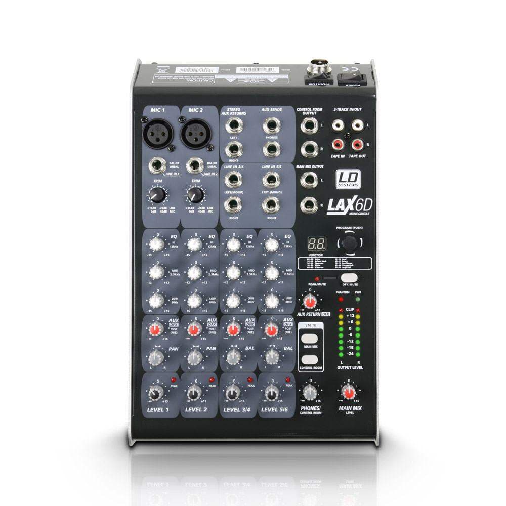 LD Systems LAX 6 D 6- Channel mixer with DSP