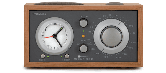Tivoli Model Three BT AM/FM Clock Radio With Bluetooth