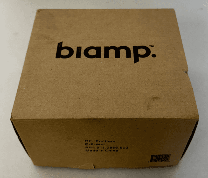 Biamp Cambridge E-P-W-4 - Biamp Qt® active emitters in white. Sold in a 4-pack