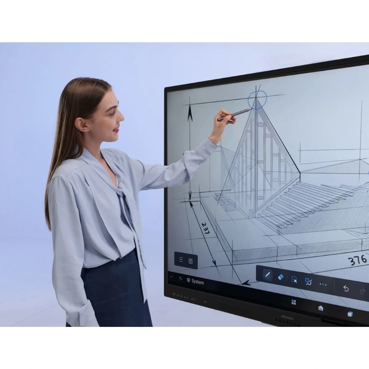 Hikvision - EL Series Interactive Display - 75-Inch