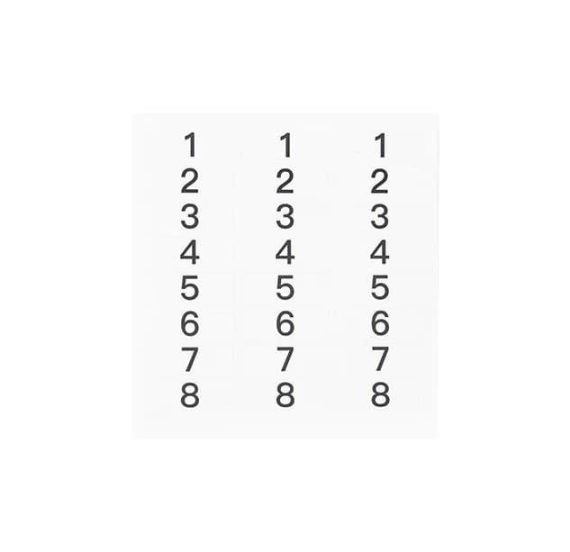 Hollyland - Number Stickers (Wireless Tally System)