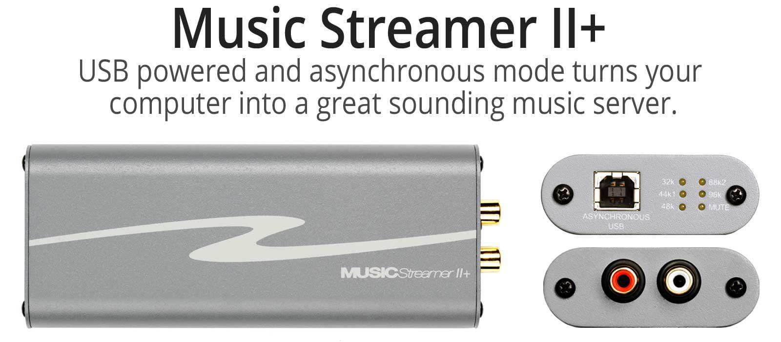 HRT Music Stream II + High end DAC