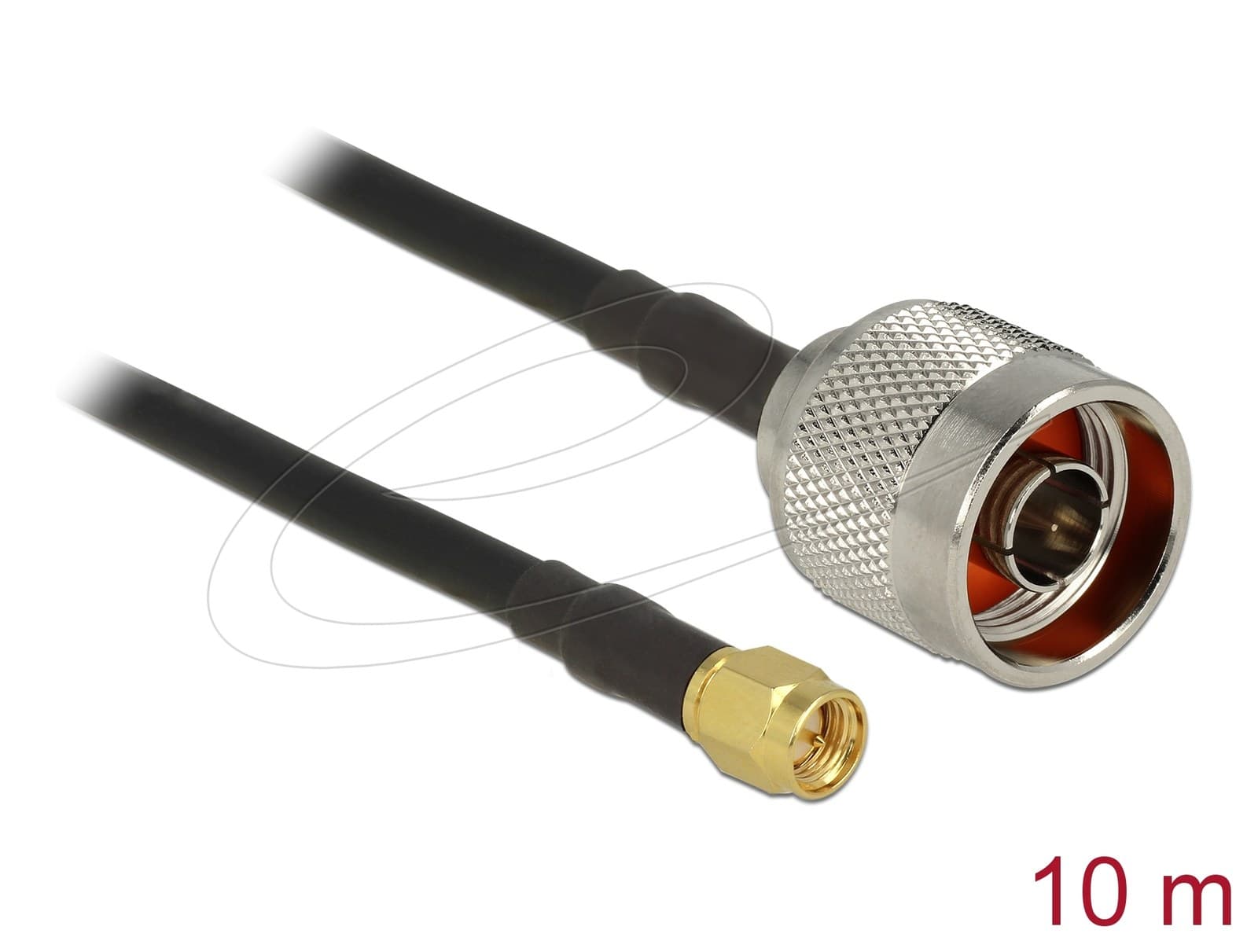 Intellinet - CFD200 Antenna Cable RG-58 N-Type to RP-SMA Female (7.5m)