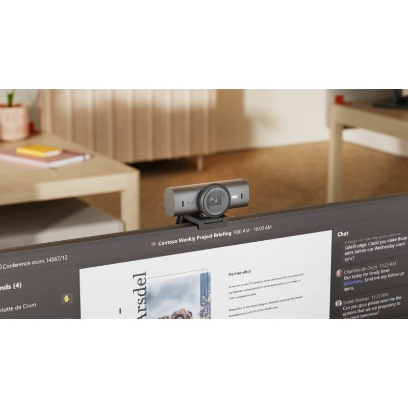 Logitech MX Brio 705 Business Webcam - Graphite