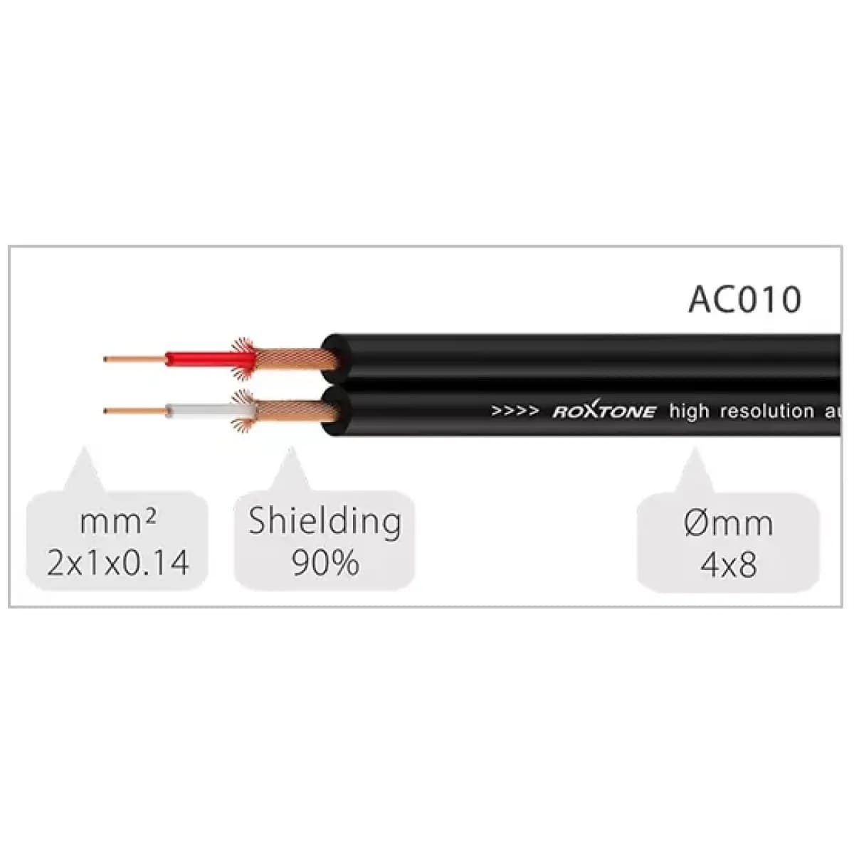 Roxtone 3M SIGNAL LEAD 3.5 MM ST – XLR M
