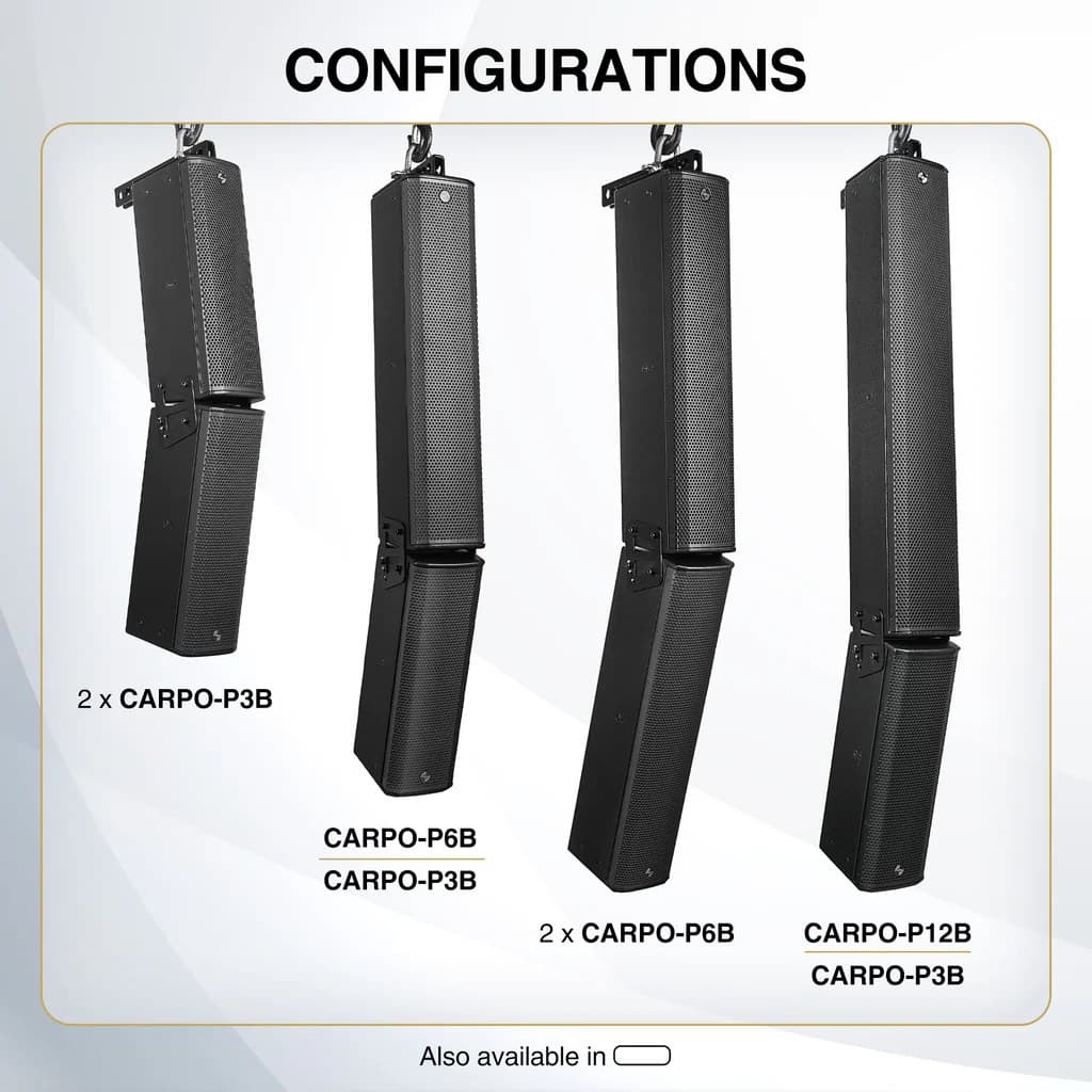 SoundTown - CARPO-P6B 6" Passive PA Speaker (Black)