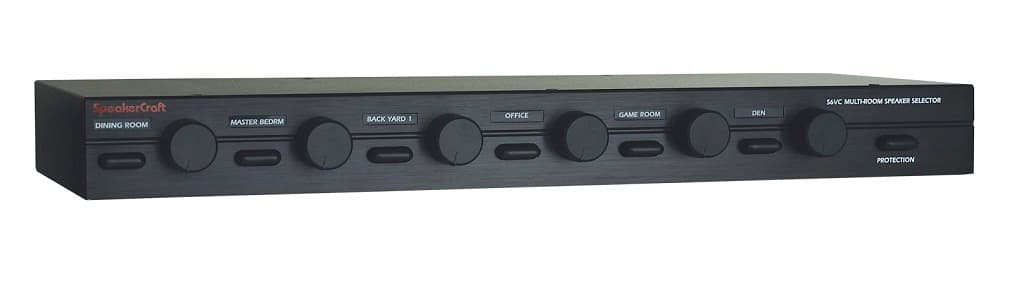 SpeakerCraft S6VC - Six Zone Speaker Selector with Volume Control