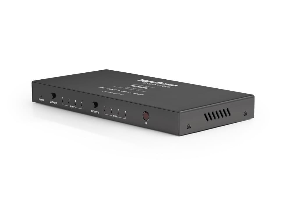 Wyrestorm EXP-MX-0402-H2 - 4K60Hz 4x2 HDMI Matrix Switch | Dolby Vision & HDR | ARC | CEC | Audio De-embed