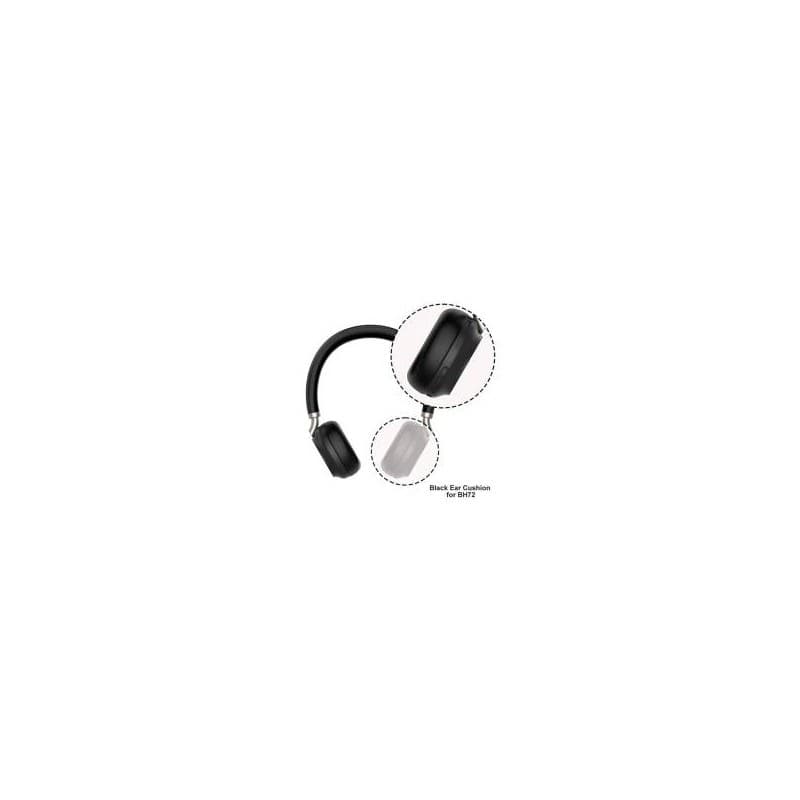 Yealink Black Ear Cushion for BH72 (1 Pair)