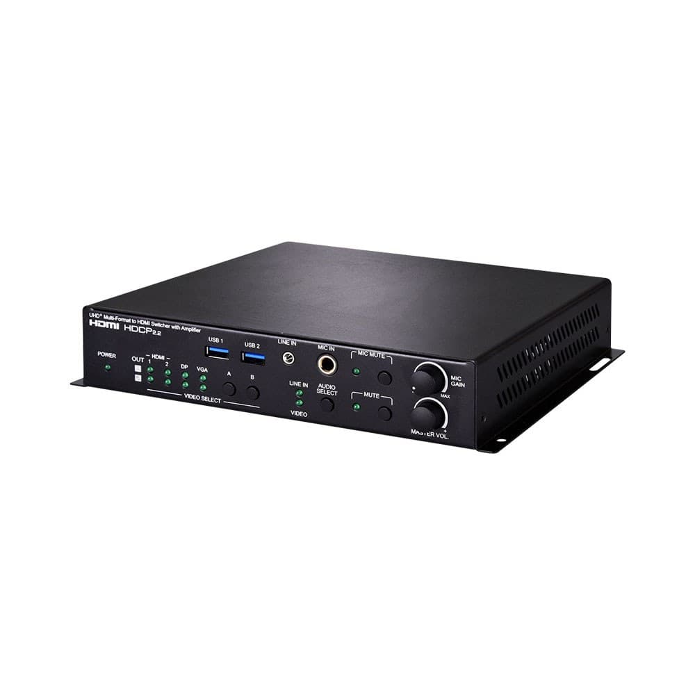 CYP - CPLUS-V2030 4K Multi-Format to HDMI Switch with 20W Class-D Amplifier