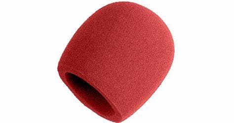 SHURE A58WS-RED Microphone Windscreen