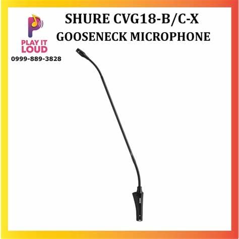 SHURE CVG18-B/C-X Centraverse Gooseneck Condenser Microphone