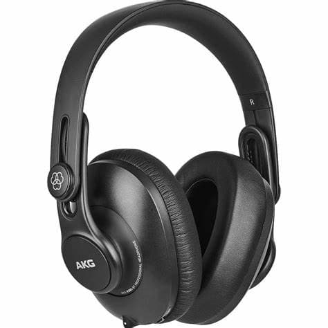 AKG Professional K361 Over-Ear Closed-Back Foldable Studio Headphones, 32 Ohms, 15Hz to 28kHz, Carry Bag, 3M Straight Cable
