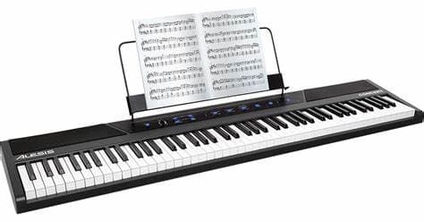 Alesis CONCERT - 88-Key Digital Piano with Full-Sized Semi-Weighted Keys and Adjustable Touch Response